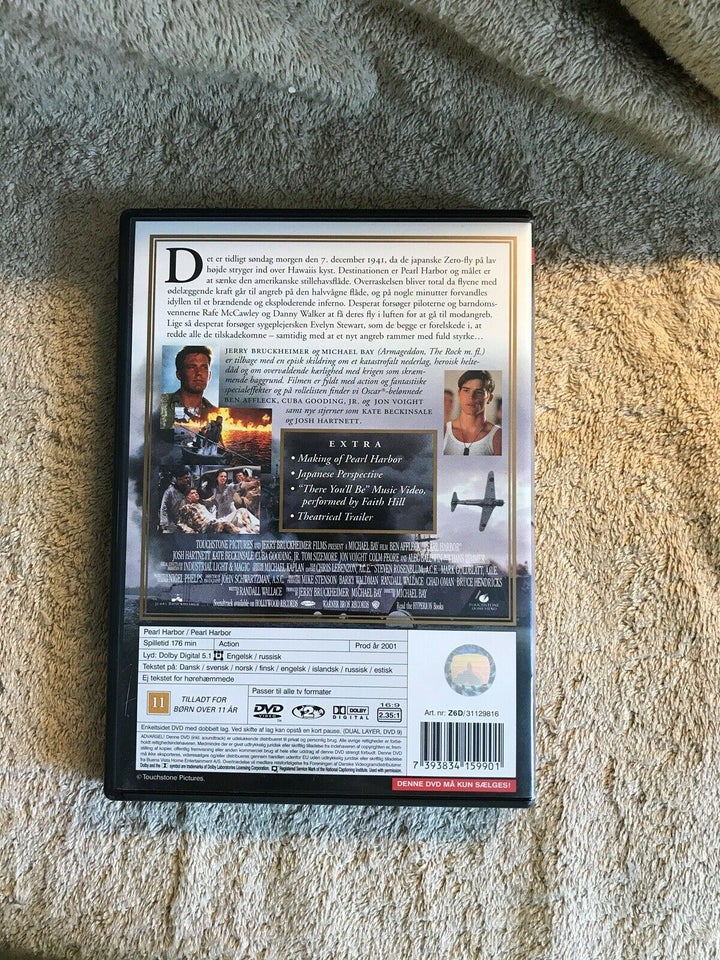 Pearl Harbor , DVD, drama