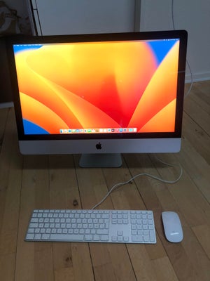 iMac, 27" Retina 5K Tynd Model, 3.4, i5 GHz, 24 GB ram, 256 GB harddisk, Perfekt, Jeg har en imac ti