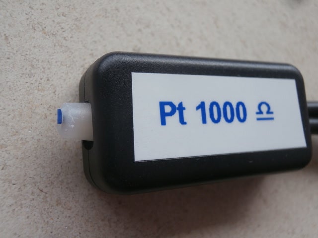 Måleudstyr, Pt 1000 føler / sensor.
