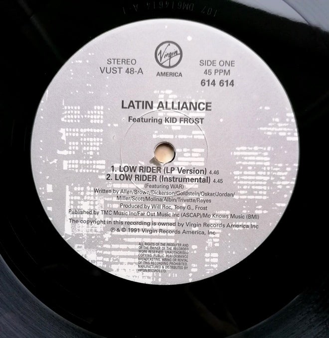 Maxi-single 12", Latin Alliance