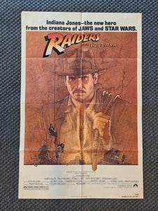 Original "Indiana Jones" biografplakat 1981