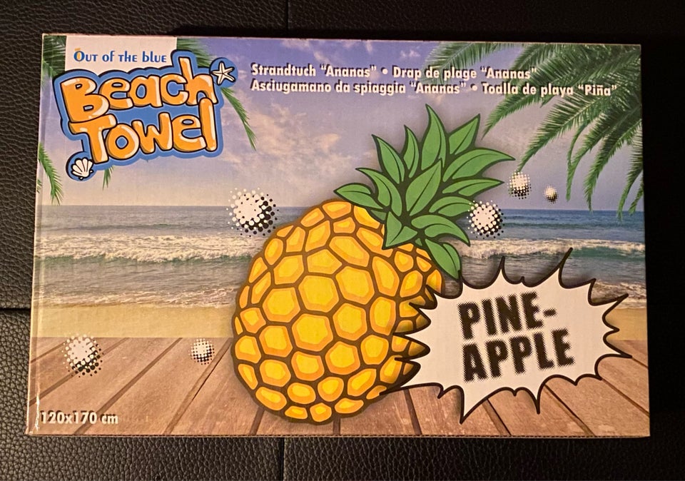 Ananas strandhåndklæde