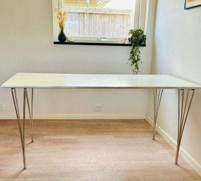 Spisebord, Laminat (Fenix), aluminium , Fritz Hansen, b: 80 l: 160, RECTANGULAR

Designet af Piet He