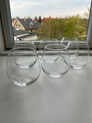 Glas, Drikkeglas, Rosendahl, 6 flotte Rosendahl glas, de indeholder små ridser, 1 glas en stor ridse