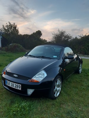 Ford Ka, 1,6 StreetKa, Benzin, 2005, km 124789, sort, aircondition, ABS, 2-dørs, centrallås, service