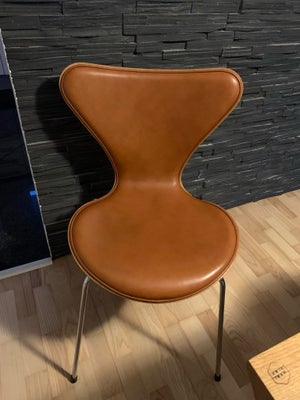 Spisebord, Arne Jacobsen, Sælger disse super fine fritz hansen 7 stol fra Arne jacobsen i cognac læd
