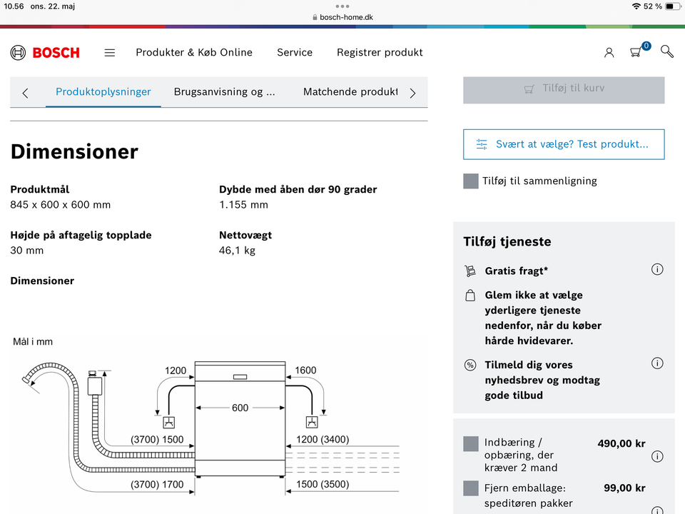 Bosch Opvaskemaskine, SilencePlus, serie 2