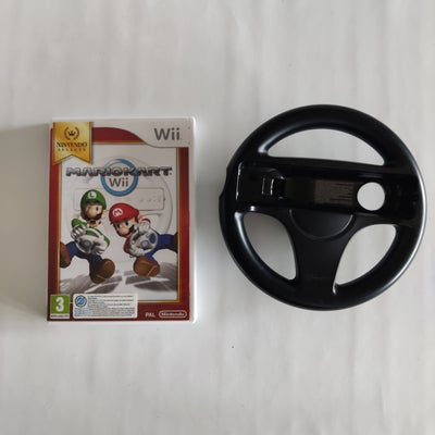 Mario Kart inkl rat, Nintendo Wii, Mario Kart til Nintendo Wii inkl rat

Testet og virker 

Kan afhe