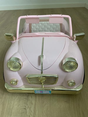 Dukkemøbler, Lyserød bil, Our Generation, Super trendy lyserød bil til dukkerne fra Our Generation. 