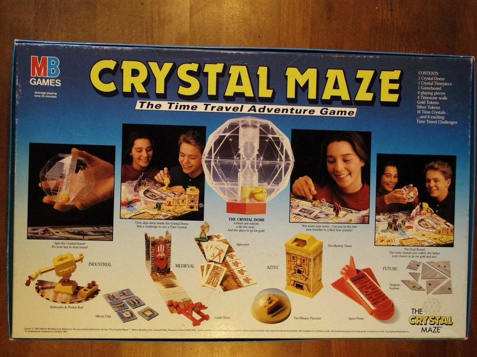 Crystal Maze - The Time Travel Adventure Game, familiespil,