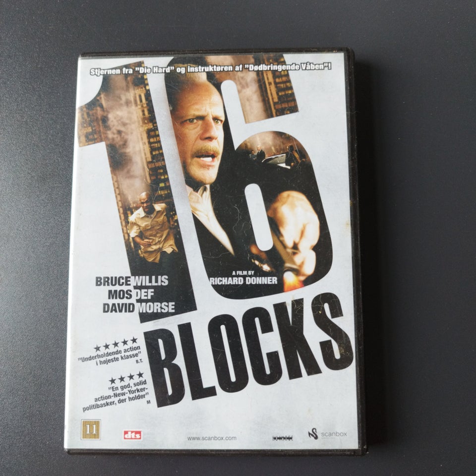 16 Blocks.Bruce Willis., DVD, action