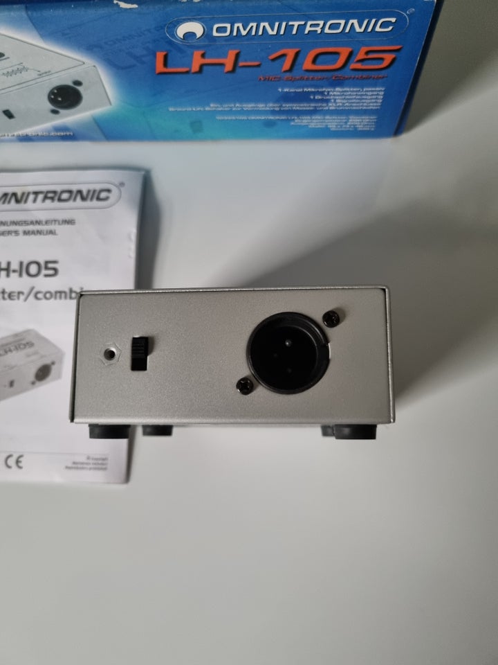 Mikrofonsplitter , Omnitronic LH-105