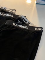 Bukser, Bambus leggins 3/4 - sort, Bambuni
