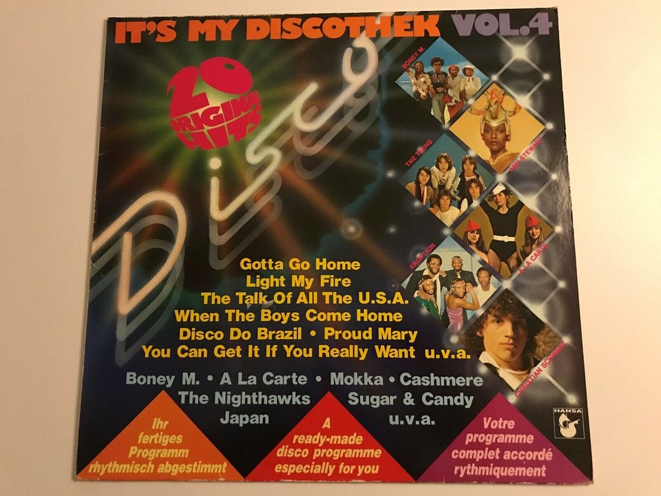 LP, Various ?– It's My Discothek Vol. 4