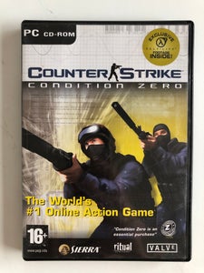 PC Counter-Strike Condition Zero CS CZ counterstrike counter strike half  life half-life halflife valve games FPS cd dvd