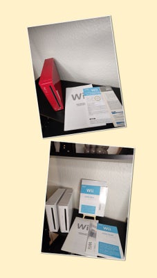 Nintendo Wii, God, Her sælges to hvide Nintendo Wii konsoller, og en rød 25 års jubilæums konsol :-)
