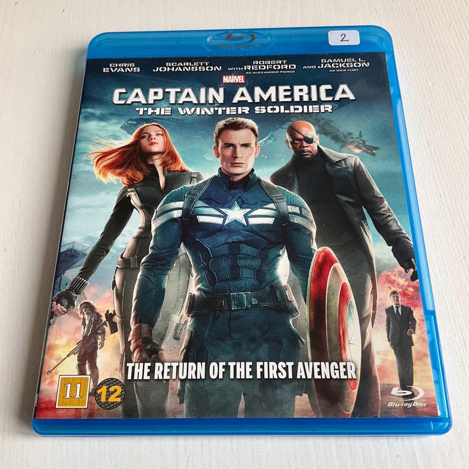 Captain America: The Winter Soldier, Blu-ray, action