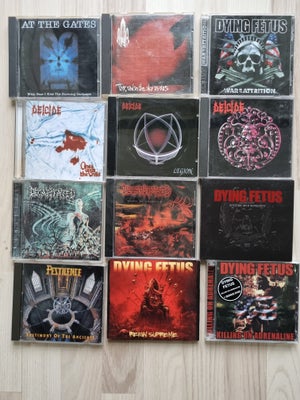 Blandet Death & Black Metal: Blandet Death & Black Metal, metal, Cd samling sælges. Alle cd'er er br
