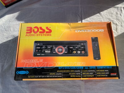 Boss AUDIO System 3000 B Mobile Player, DVD, andet, Et fint sæt til de lange bilture
Boss Audio Syst