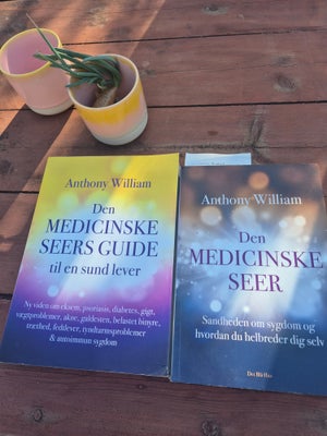 Den medicinske seer, Anthony William, år 2023, 1 udgave, To helt nye bøger .
Samlet pris 500kr