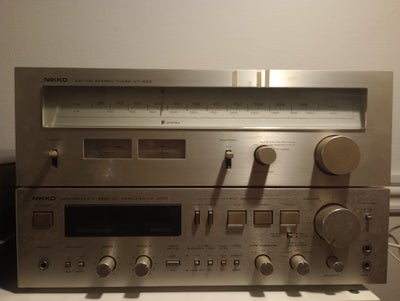 Tuner, Andet, NIKKO NT-890, Perfekt, NIKKO AM/FM Stereo Tuner NT-890
50 Hz, 16 W
H: 13,5, B: 42 cm, 