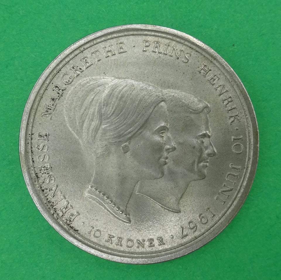 Danmark, mønter, 10 kroner