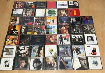 Velholdte 1 cd albums: Flere titler, pop, Alle cd'erne er meget velholdte og de fleste er som nye. E