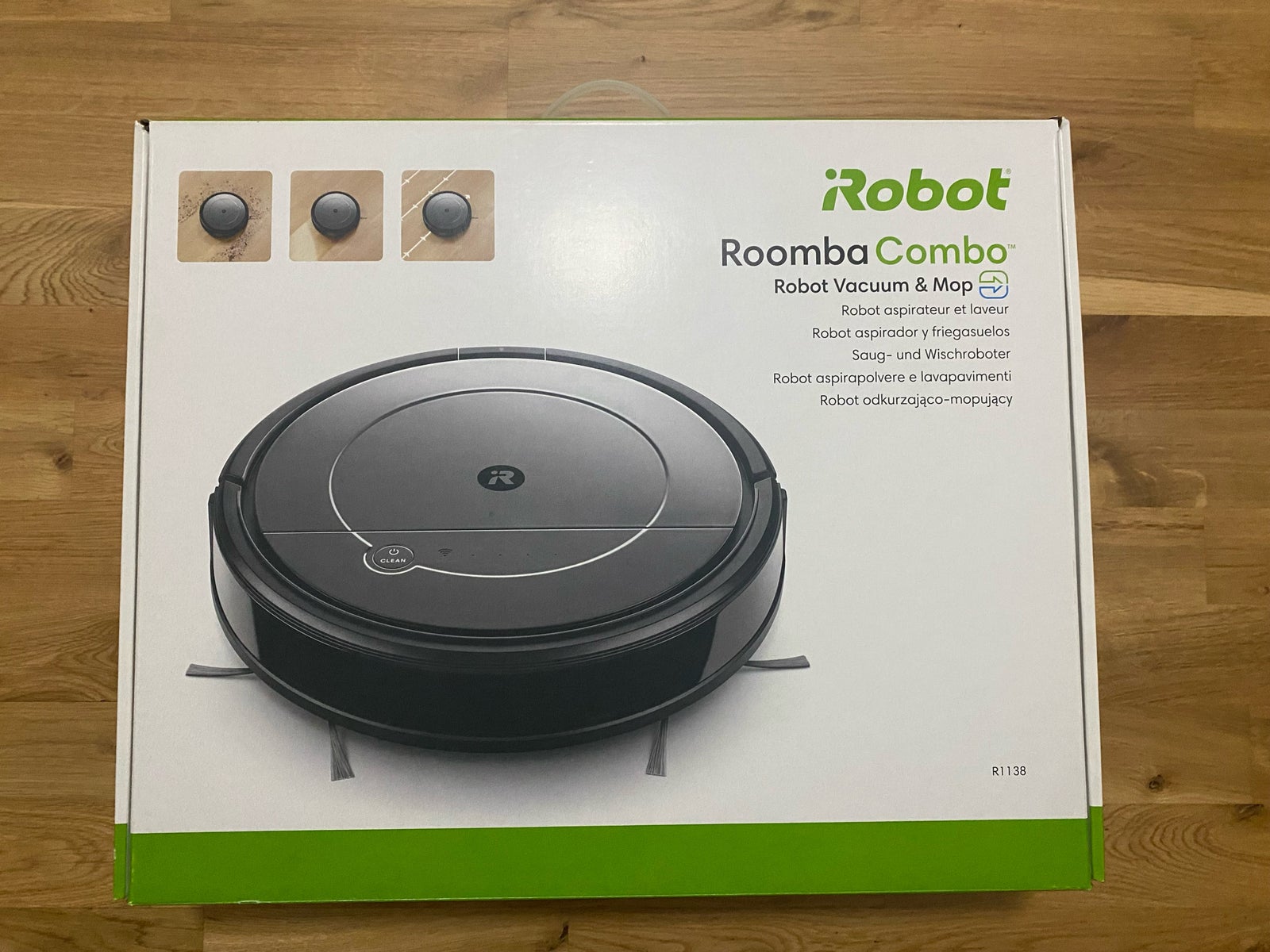 IROBOT ROOMBA COMBO R113840 - Robot Aspirateur Laveur