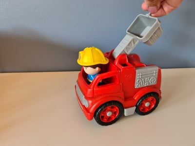 Andet legetøj, Brandbil med dukke, Sød lille brandbil inkl. en figur der kan sættes i og tages ud.