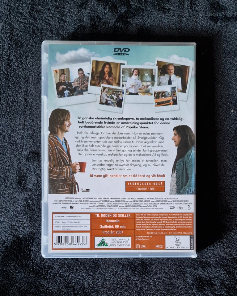 Til døden os skiller, instruktør Paprika Steen, DVD