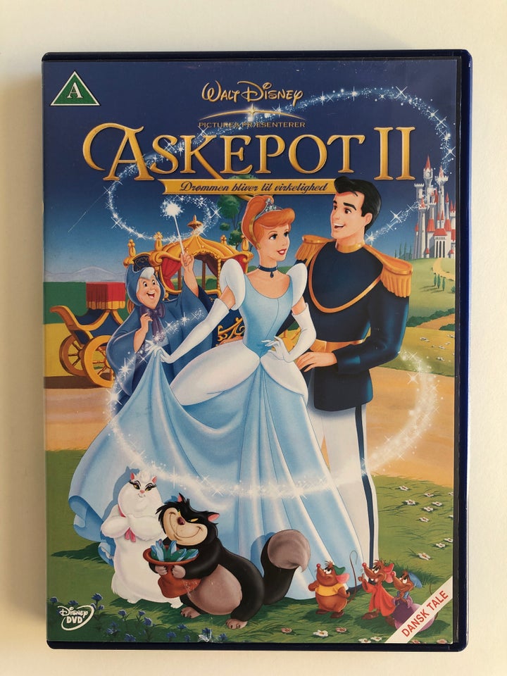 Askepot 2 - Drømmen bliver til instruktør Walt Disney, DVD – – Køb og Salg af Nyt og Brugt