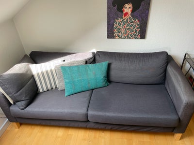 Sofa, 3 pers. , Ikea Karlstad, Super dejlig og stilren sofa ved navn Karlstad. Farven er mørkegrå og