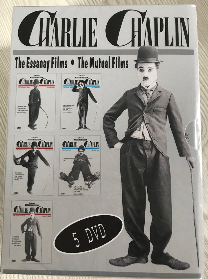 Charlie Chaplin - 5 DVD, DVD, komedie