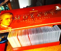 WOLFGANG AMADEUS MOZART: COMPLETE WORKS 170 CD, klassisk