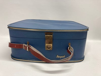 Vintage kuffert, Charmerende blå vintage kuffert fra 60’erne og med mærket Airport Skytrip (fibergla
