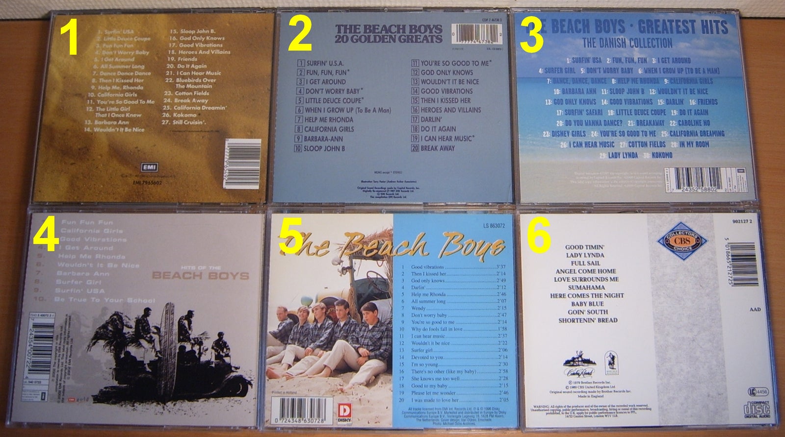 Beach Boys: 6 Titler, rock