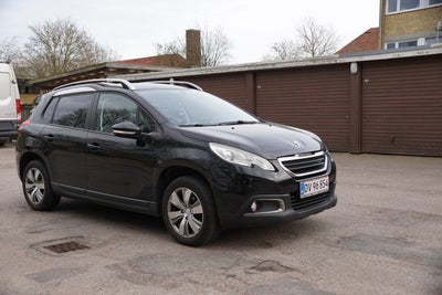 Peugeot 2008, 1,2 VTi 82 Active, Benzin, 2014, km 192000, sortmetal, træk, aircondition, ABS, 5-dørs