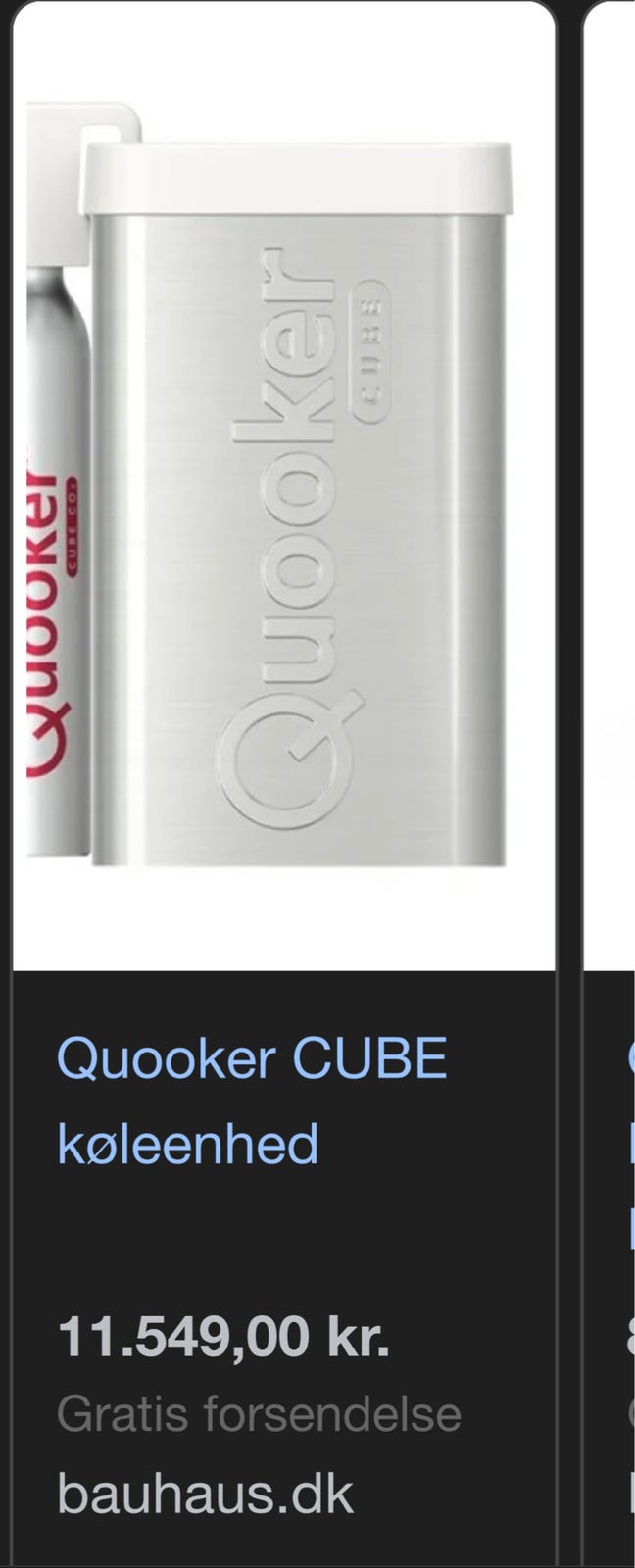 Cube køleenhed, Quooker