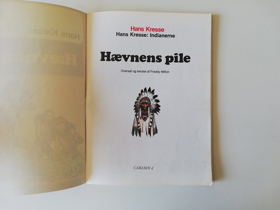 Indianerne - Hævnens Pile 5, Hans Kresse, Tegneserie