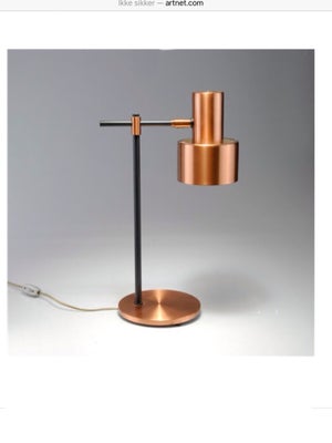 Jo Hammerborg, Model Lento , bordlampe, Kobber bordlampe design: Jo Hammerborg model Lento