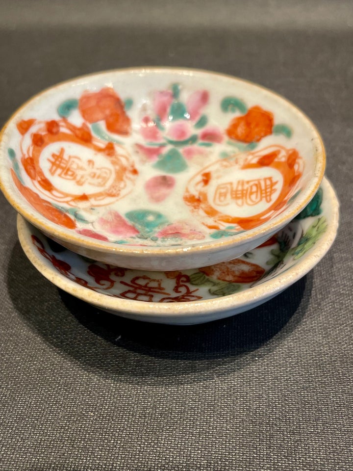 Kinesisk antik porcelæn mini skål , Porcelæn - Chinese -