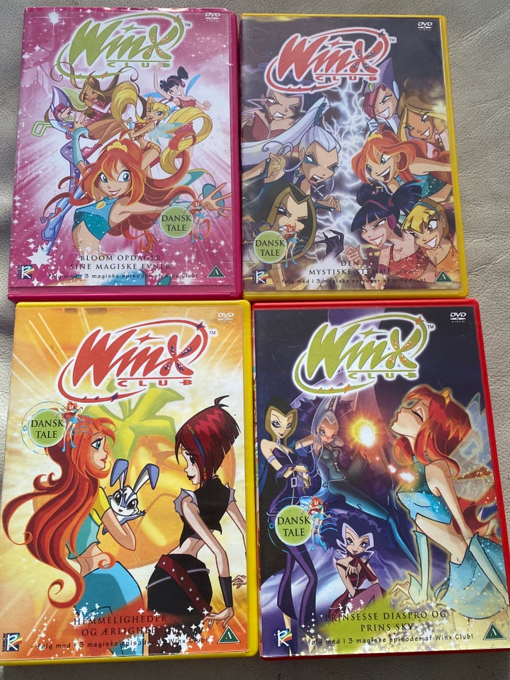 Winx Club, DVD, tegnefilm