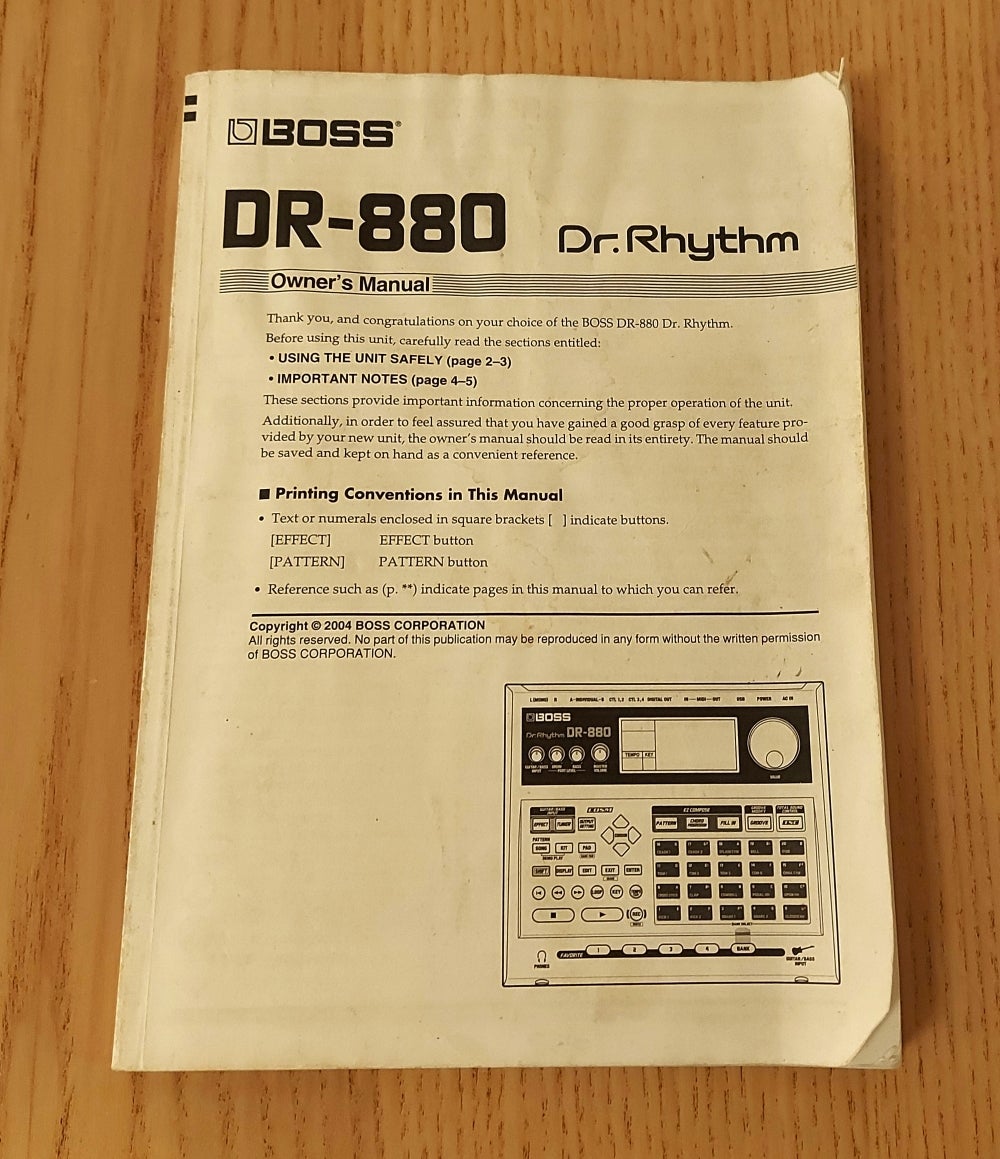 Rytmeboks, BOSS DR-880 Dr.Rhythm