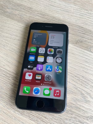 iPhone 8, 64 GB, sort, God, Fin mobil. 
Incl lader 
Batteri 90%
