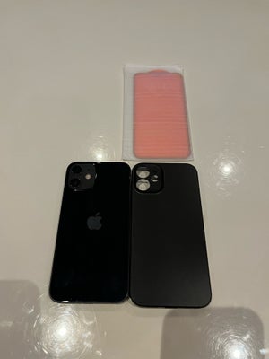 iPhone 12 Mini, 128 GB, sort, PERFEKT iphone 12 Mini 128GB i sort farve sælges. Telefonen er i perfe