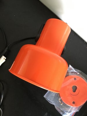 Væglampe, Retro, Orange Retro Lampe.