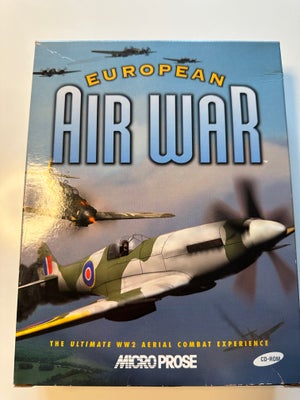 European Air War, til pc, simulation, WW2 flysimulator fra MicroProse. Udgivet i 1998.

UK big box u