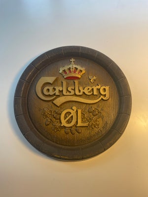 Skilte, Retro Carlsberg øl-skilt fra 80’erne, Et af de mere populære Carlsberg øl-skilte. Perfekt ti