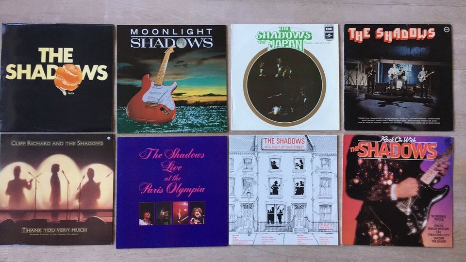 LP, The Shadows, 8 LP'er