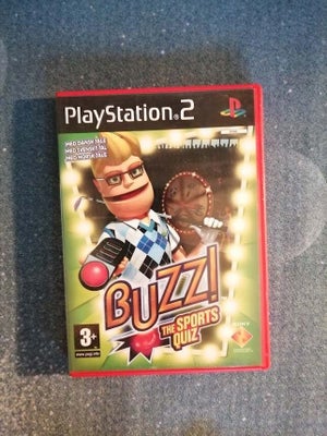 Buzz! The Sports Quiz, PS2, Sjovt quiz spil med masser af spørgsmål i sportens verden. Timevis af sj